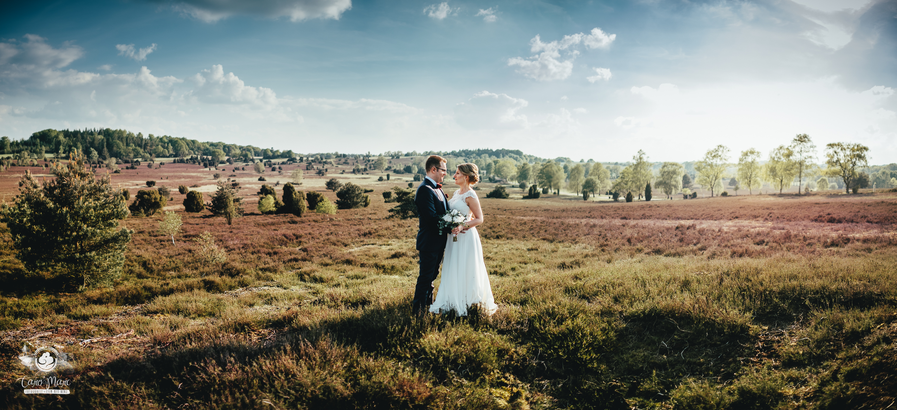Hochzeitsfotos in der L&uuml;neburger Heide bei Bispingen